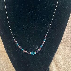 Elegant Multicolor Swarovski Necklace